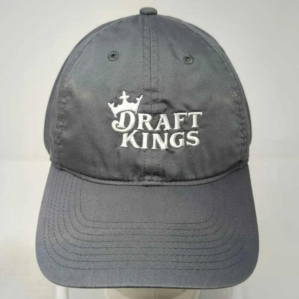 Nike Baseball Cap Gray One Size Dri-Fit Heritage86 Slideback Draft Kings Hat